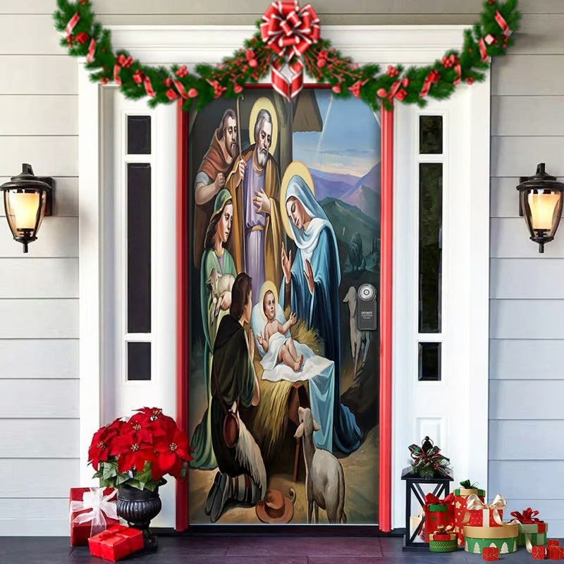2026 Christmas Front Door Decoration