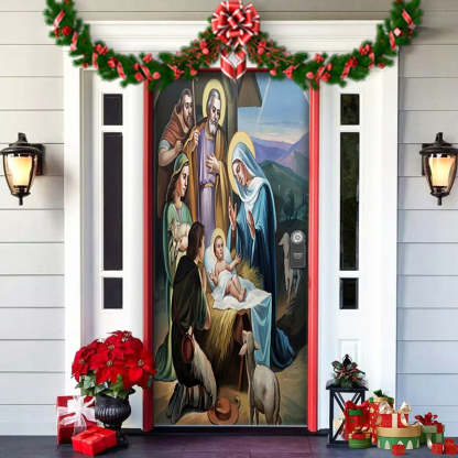 2026 Christmas Front Door Decoration