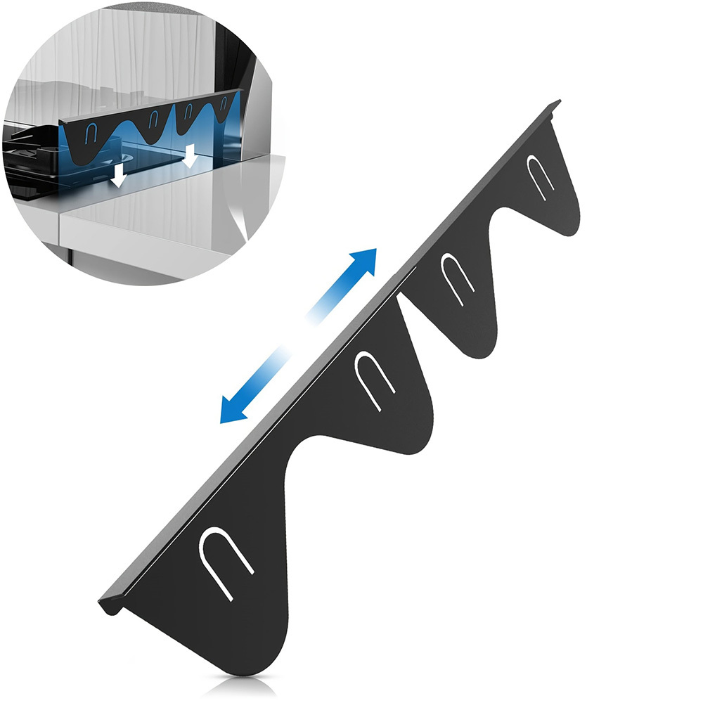 No More Food Falling – Retractable Stainless Steel Stove Gap Covers