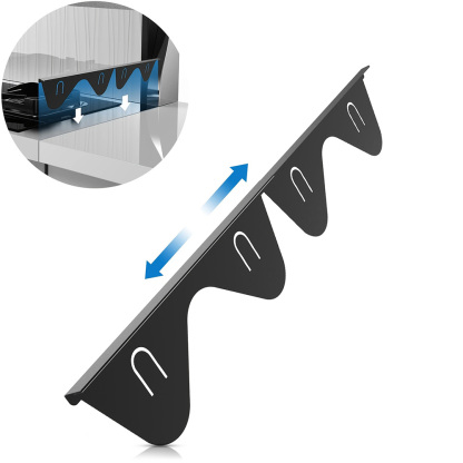 No More Food Falling – Retractable Stainless Steel Stove Gap Covers