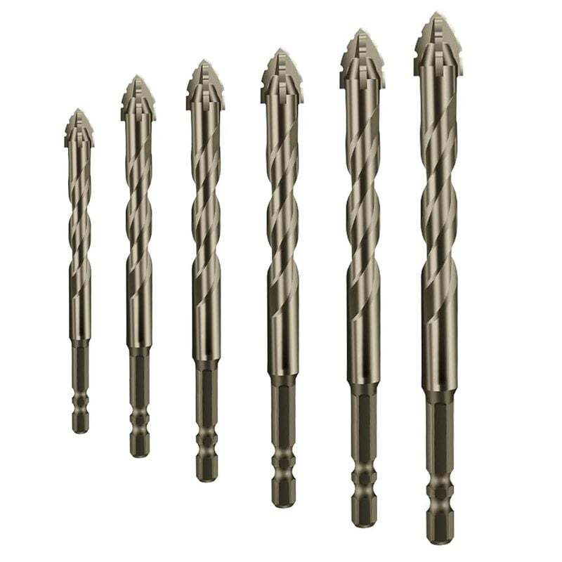🔥New Four-Flute Sawtooth Eccentric Drill Bit Set(1 Set 6 PCS) 🔥