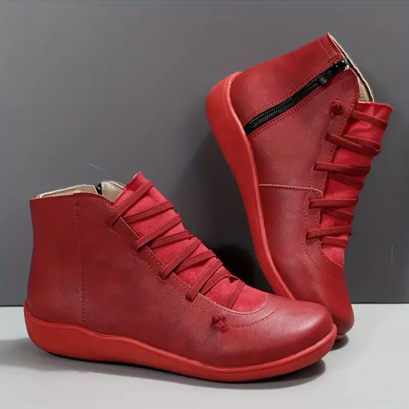 ❤️ Comfortable handmade leather foot support boots
