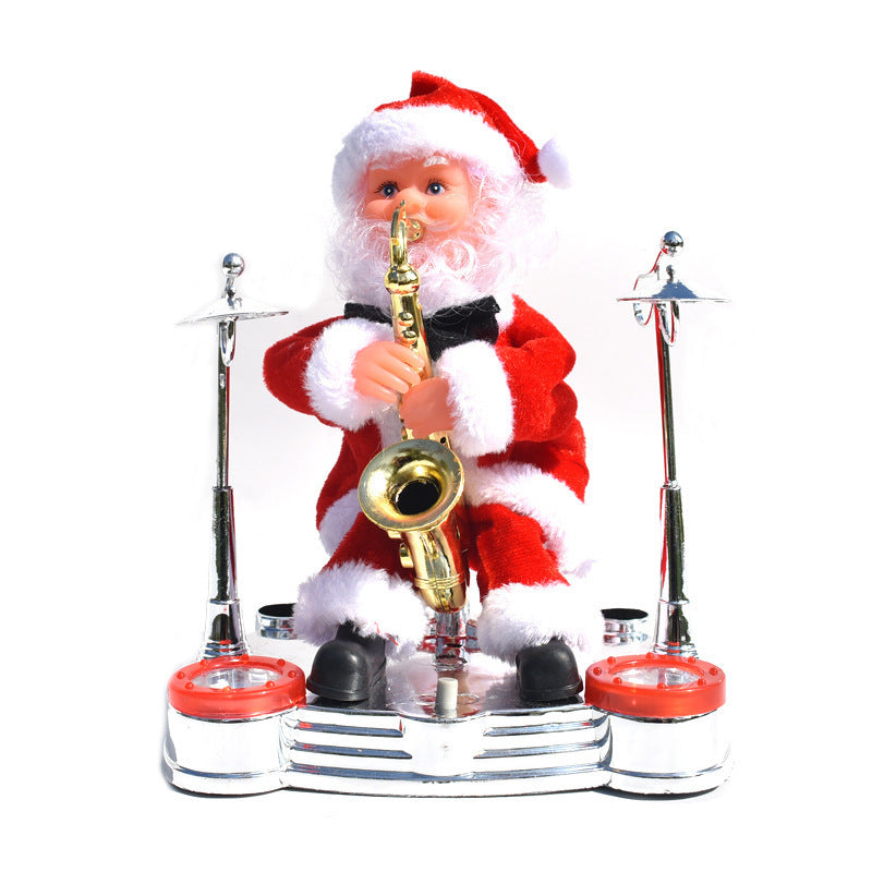 A complete set of Santa Claus toys/decorations to liven up your home/Christmas gifts