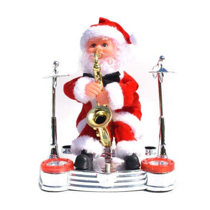 A complete set of Santa Claus toys/decorations to liven up your home/Christmas gifts