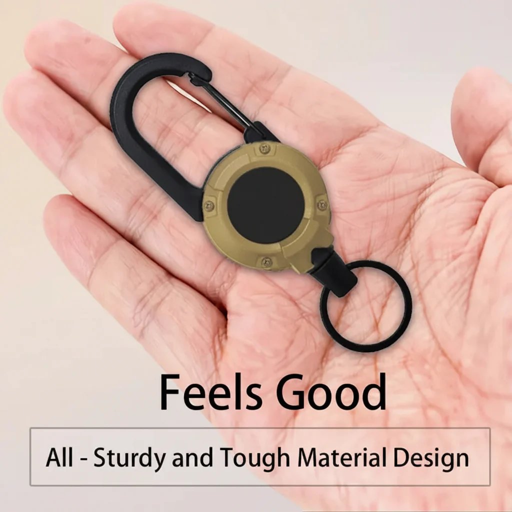 ✨Heavy‐Duty Retractable Keychain