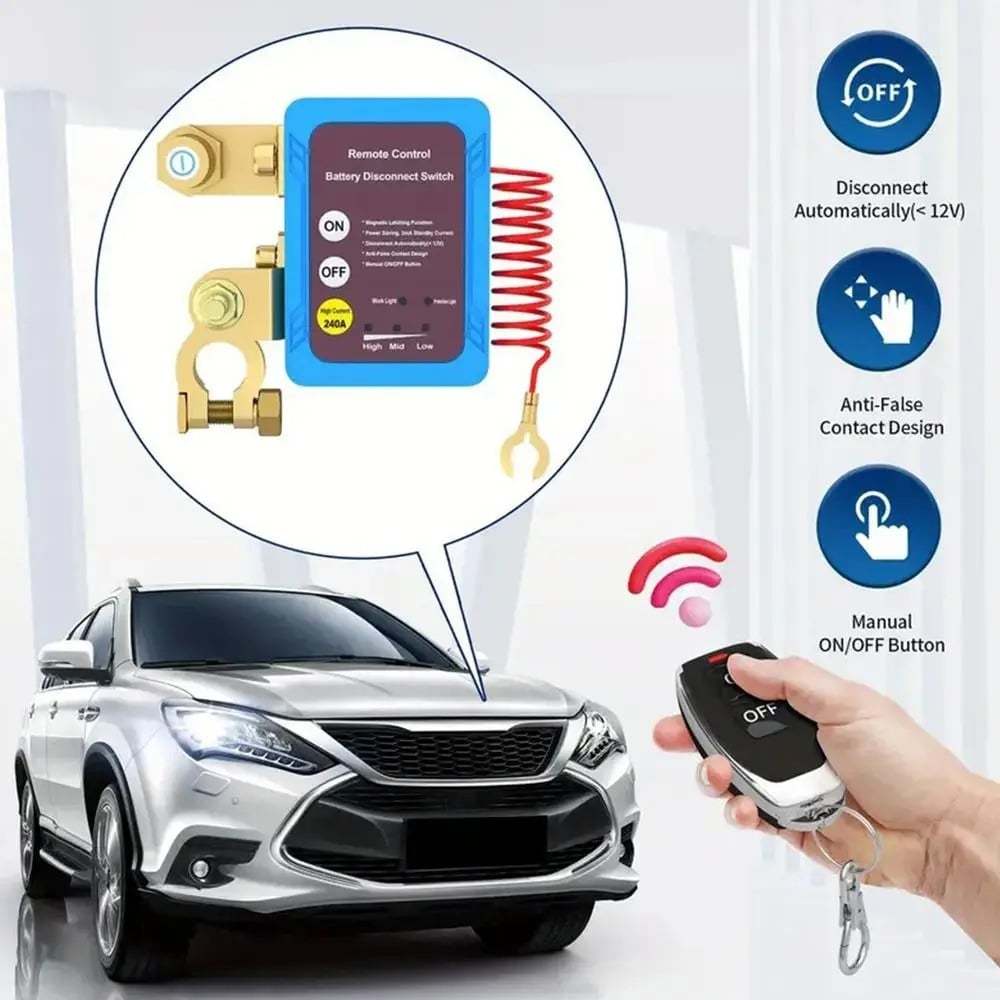 🔥Last Day 49% OFF-🔒⚡Remote control of car devices for anti-theft safety