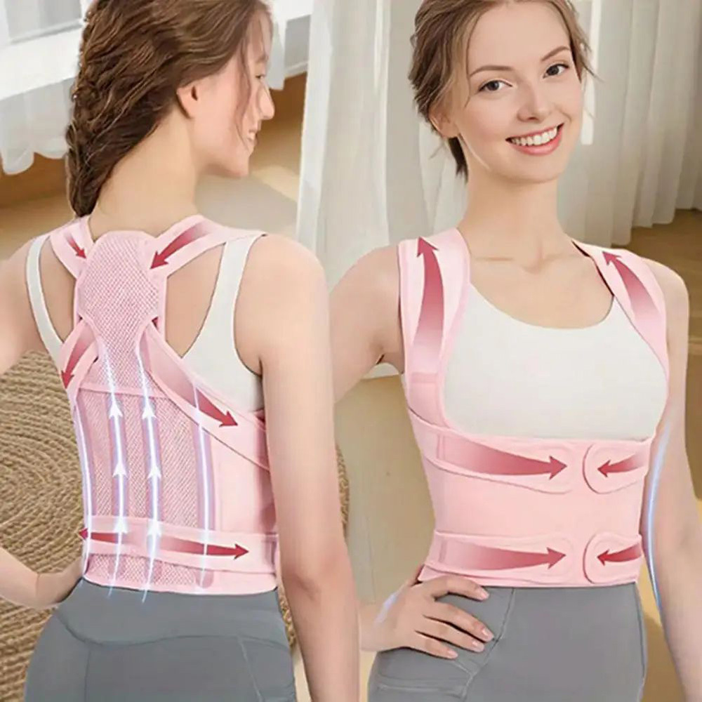 🔥Flash Sale 50% OFF-Posture Corrector-Back Brace for Men and Women- Fully Adjustable Straightener