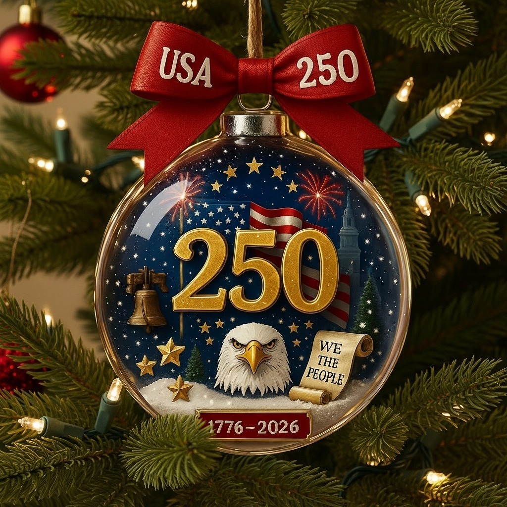 250 Years of Liberty Commemorative Ornament