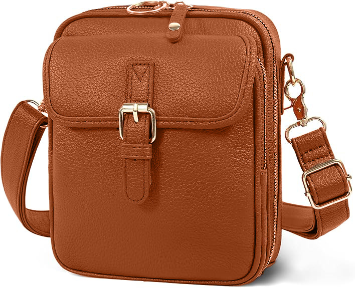 🔥Today's Lowest Price - 2026 Upgrade Vintage Anti-Theft Crossbody Purse 🔥Crossbody Leather Bag
