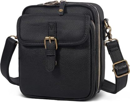 🔥Today's Lowest Price - 2026 Upgrade Vintage Anti-Theft Crossbody Purse 🔥Crossbody Leather Bag