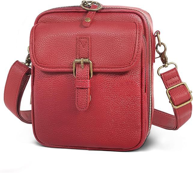 🔥Today's Lowest Price - 2026 Upgrade Vintage Anti-Theft Crossbody Purse 🔥Crossbody Leather Bag