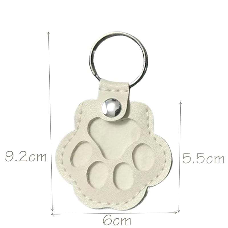 🐾Pet Paw Shaped Leather Keychain