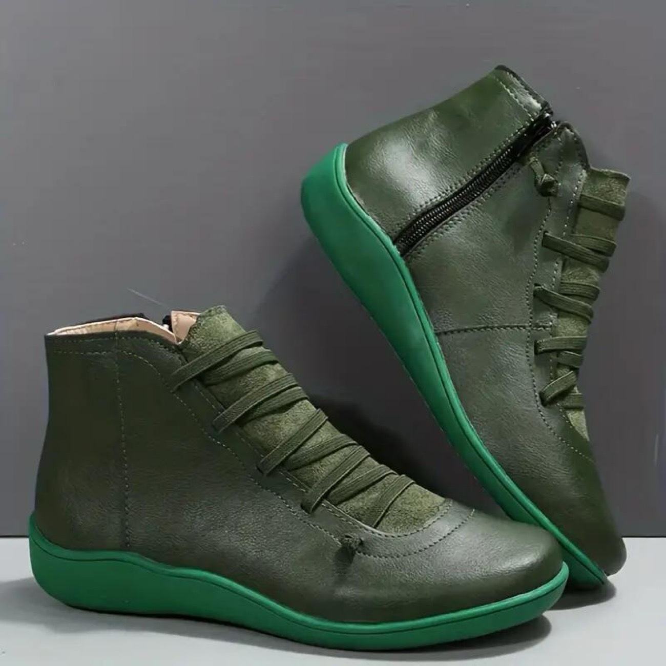 ❤️ Comfortable handmade leather foot support boots
