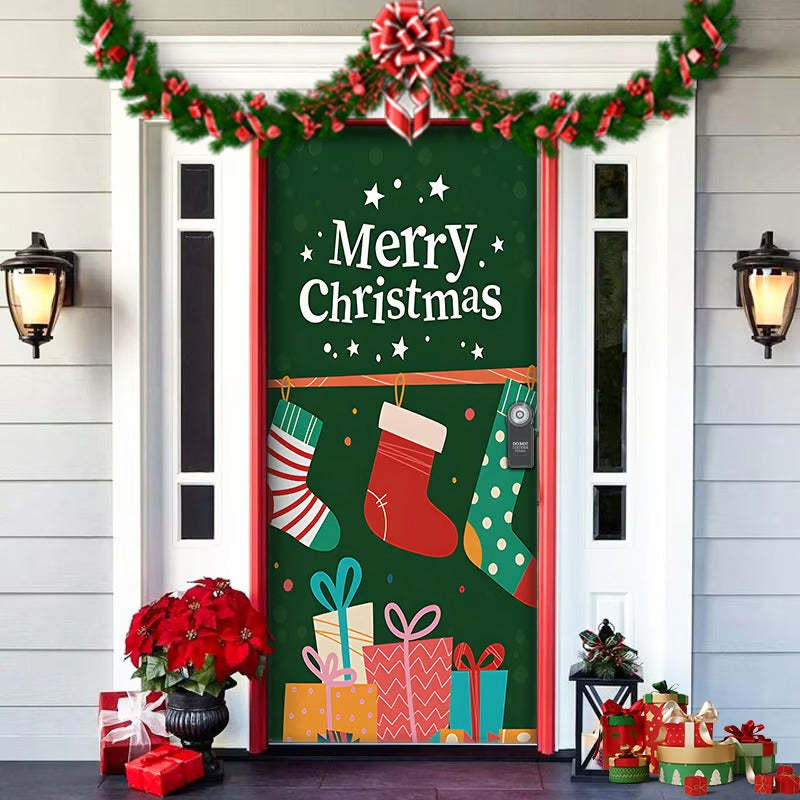 2026 Christmas Front Door Decoration