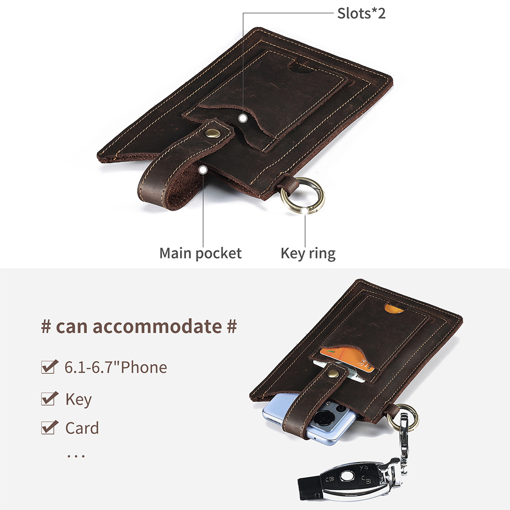Multifunctional Leather Mobile Phone Bag