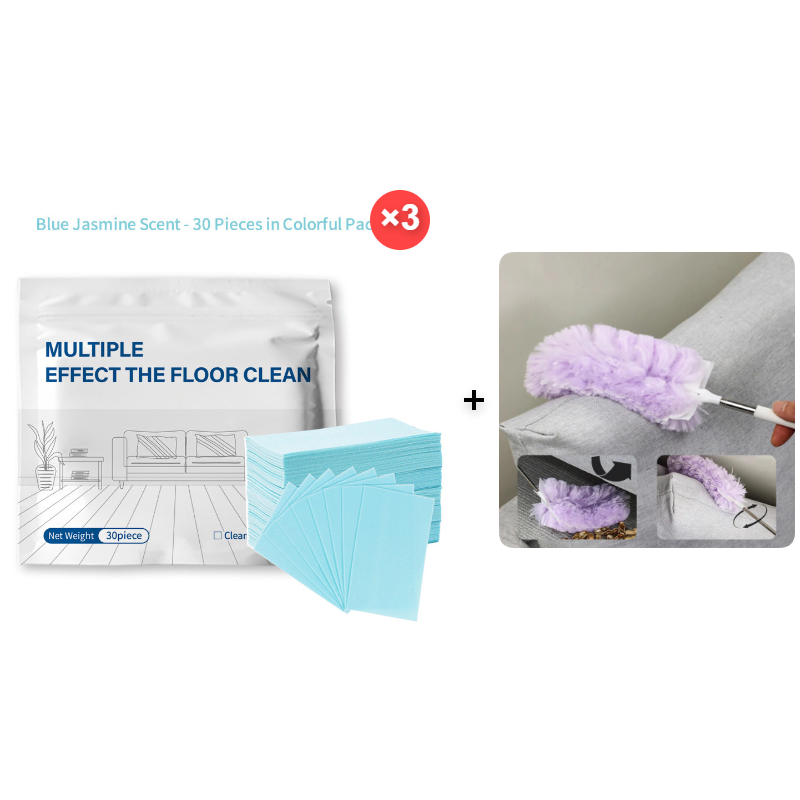 30-Pieces Multi-Effect Floor Cleaning Sheets