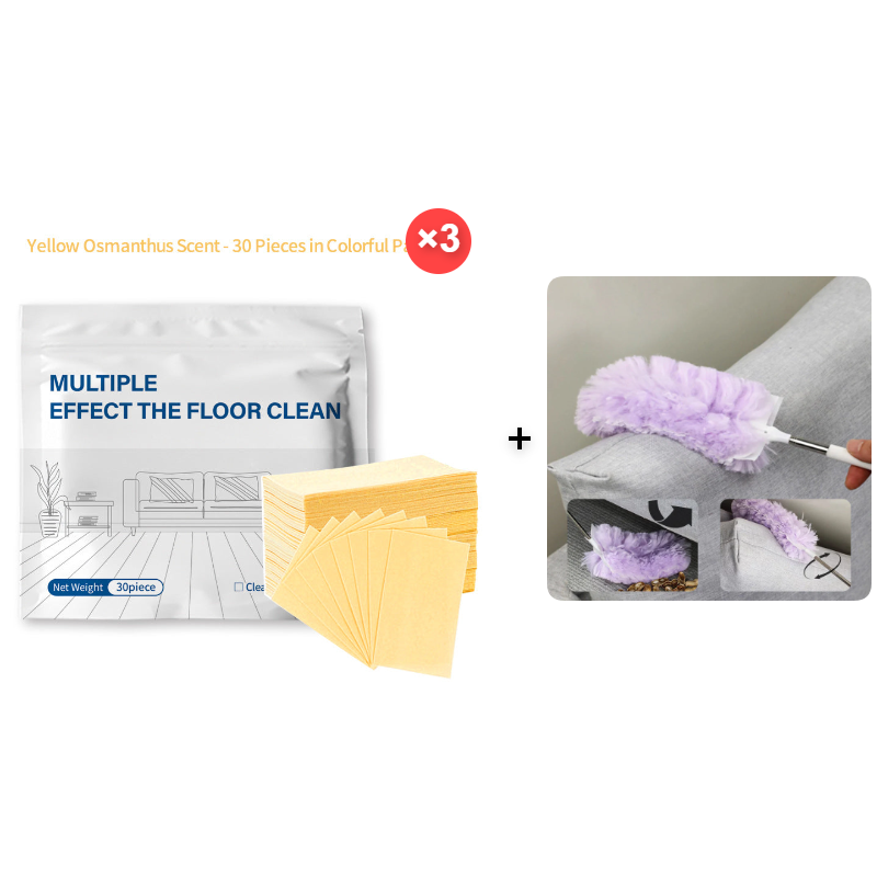 30-Pieces Multi-Effect Floor Cleaning Sheets