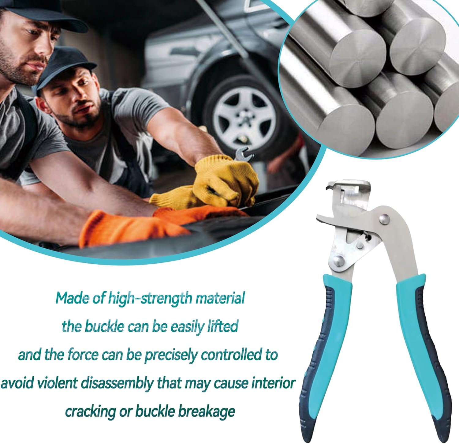 Car Clip Pliers, Plastic Snap Plier, Clip Plier Automotive, Cars Clip Pliers and Disassembly Tools, Fastener Removal Tool, Car Disassembly Tools, Plastic Rivet Removal Tool (1PCS)