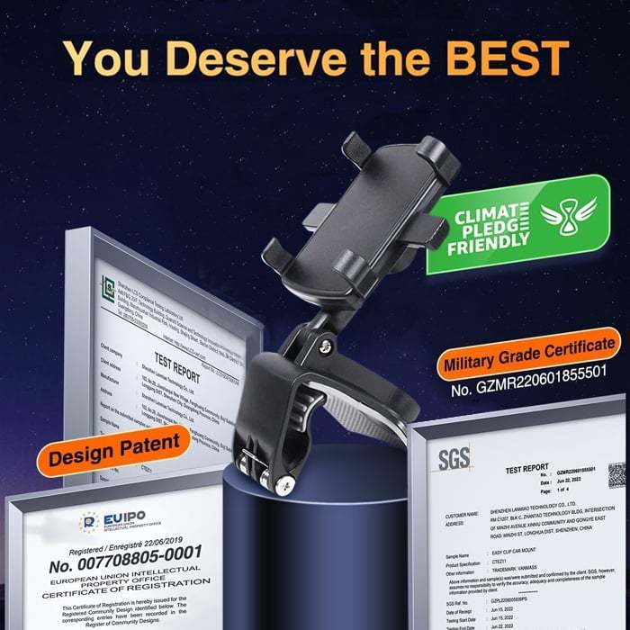 2026 True Upgraded🔥360°Multifunctional Car Dashboard Mobile Phone Holder