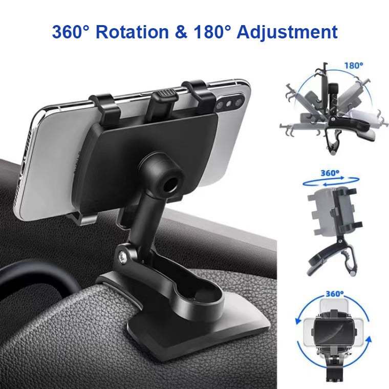 2026 True Upgraded🔥360°Multifunctional Car Dashboard Mobile Phone Holder