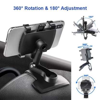 2026 True Upgraded🔥360°Multifunctional Car Dashboard Mobile Phone Holder