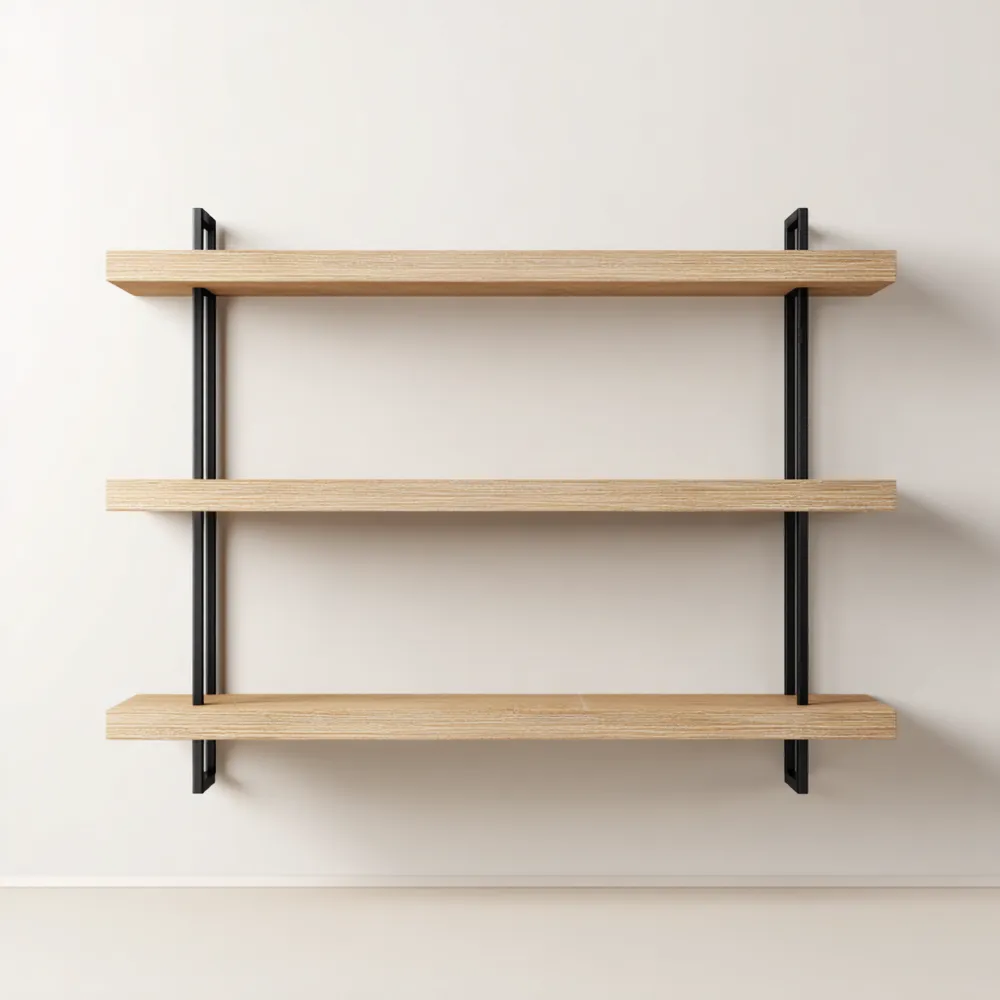 Scaffale a Parete in Legno 80x20x60 cm - Design Moderno