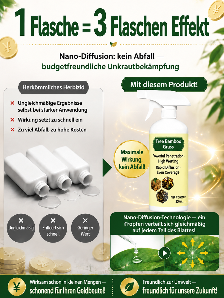 Sofort einziehendes Herbizid