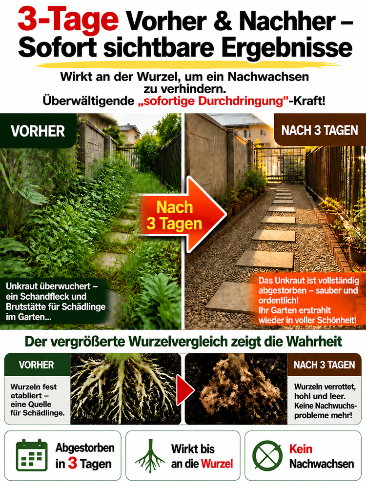 Sofort einziehendes Herbizid