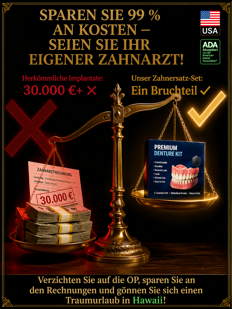 【✨ Intelligente Prothese ✨】Zéro Praxis-Gebühren: Perfekter Sitz in 3 Min! 🚀