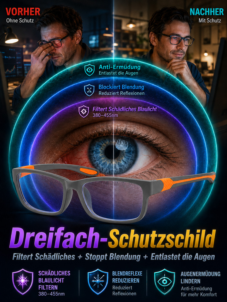【✨ Smart-Brille ✨】Autofokus-Tech: Fern & Nah in einer Brille! 🚀