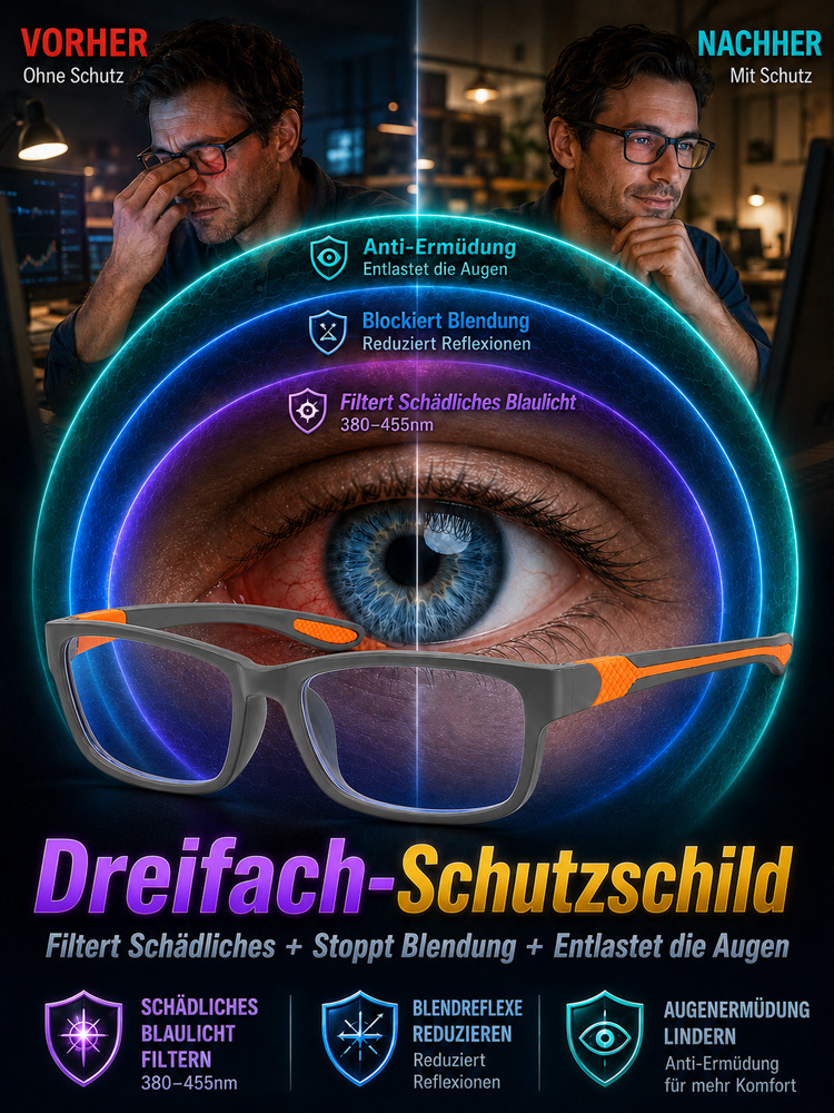 【✨ Smart-Brille ✨】Autofokus-Tech: Fern & Nah in einer Brille! 🚀