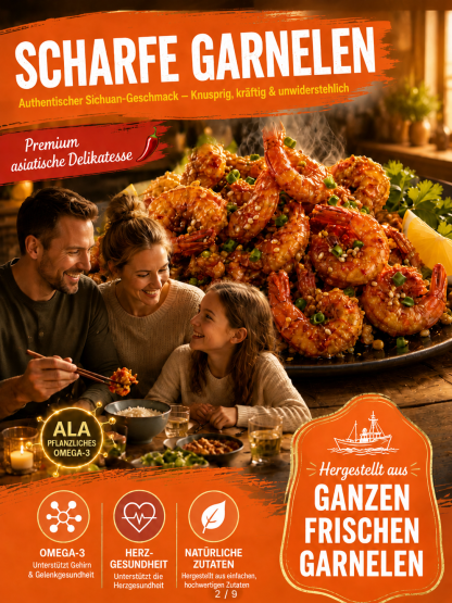 🦐 Knusprige Alaska-Wildgarnele Crisps | 100% Wildfang • 45°C Slow-Roasted • Unterstüttz Blutdruck & Blutzucker