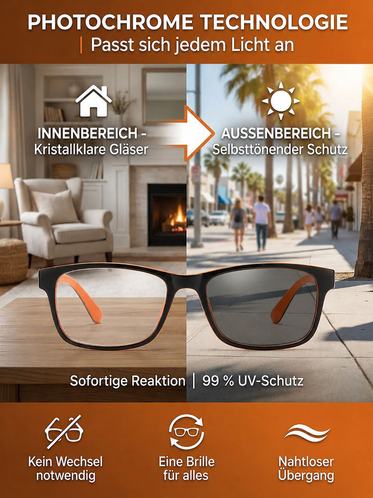 【🚀 Jena-Optik Smart-Fokus 🚀】Intelligente Brille: Autofokus in 0,1 Sekunde! ✨