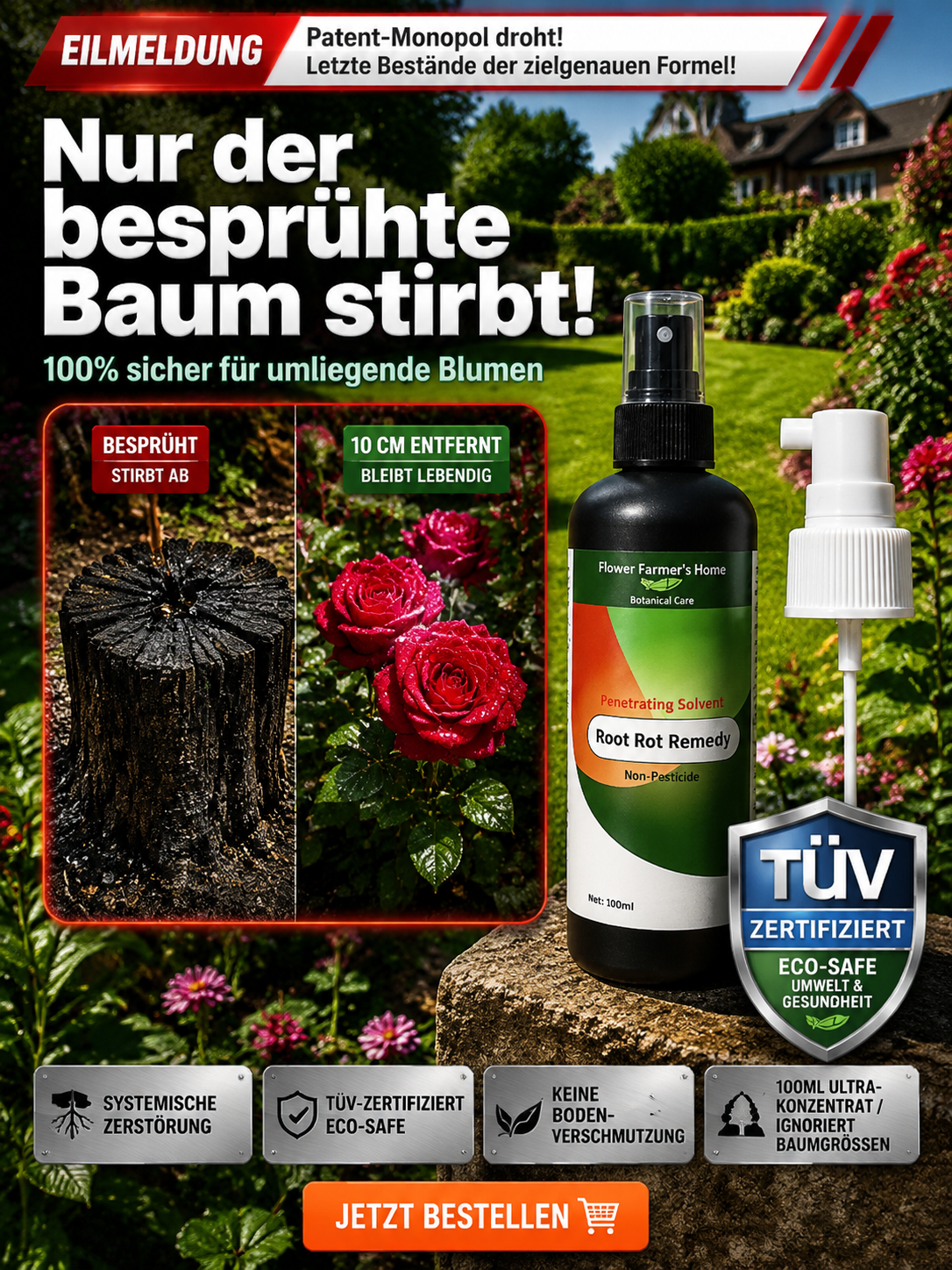 🌿 Profi-Unkrautvernichter: Wurzeltiefe Express-Wirkung in 24h! ⚡
