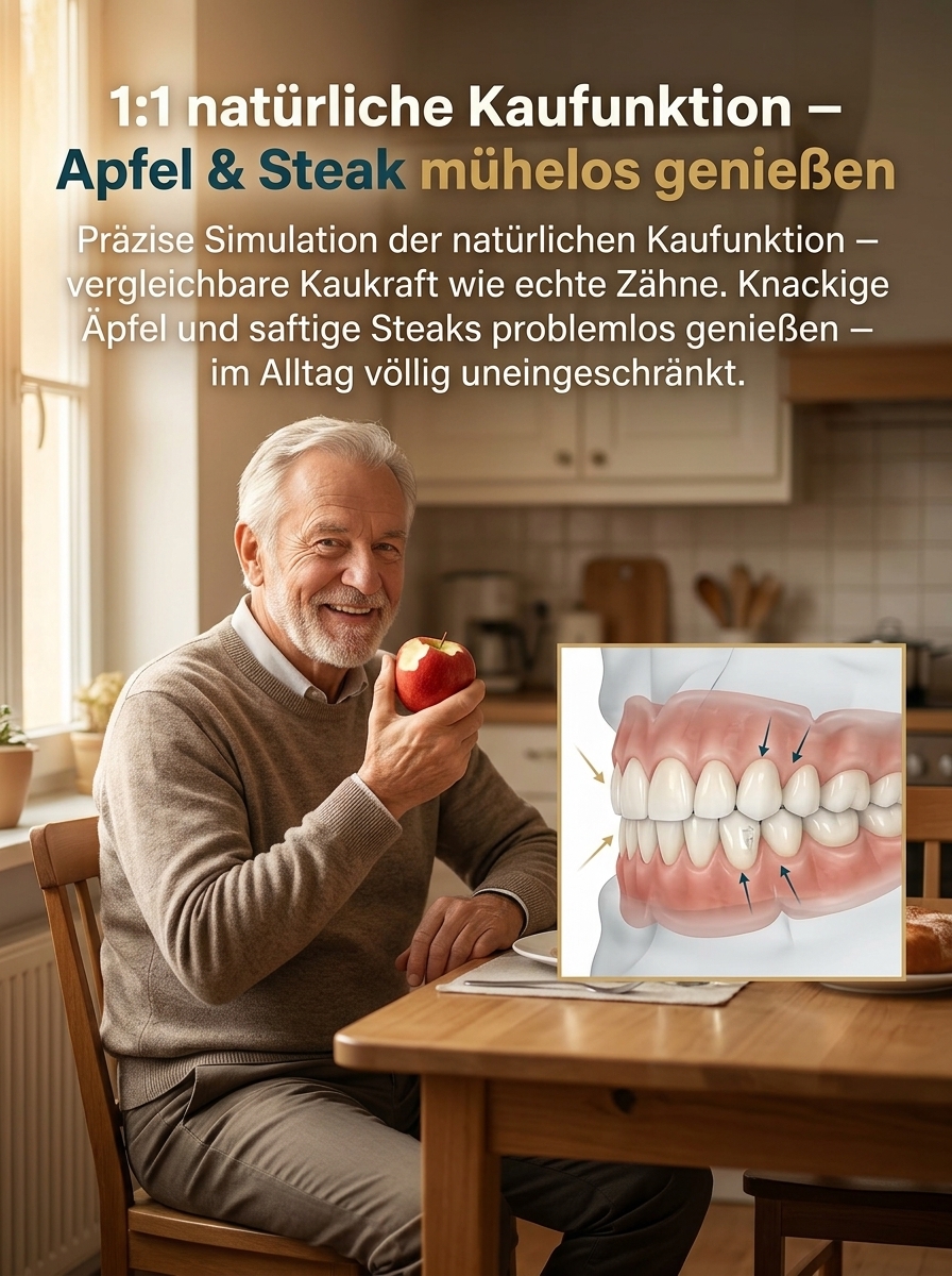 【🦷 Smart-Prothese 🦷】Perfekter Zahnersatz: In 3 Min. angepasst – ohne Zahnarzt! ✨