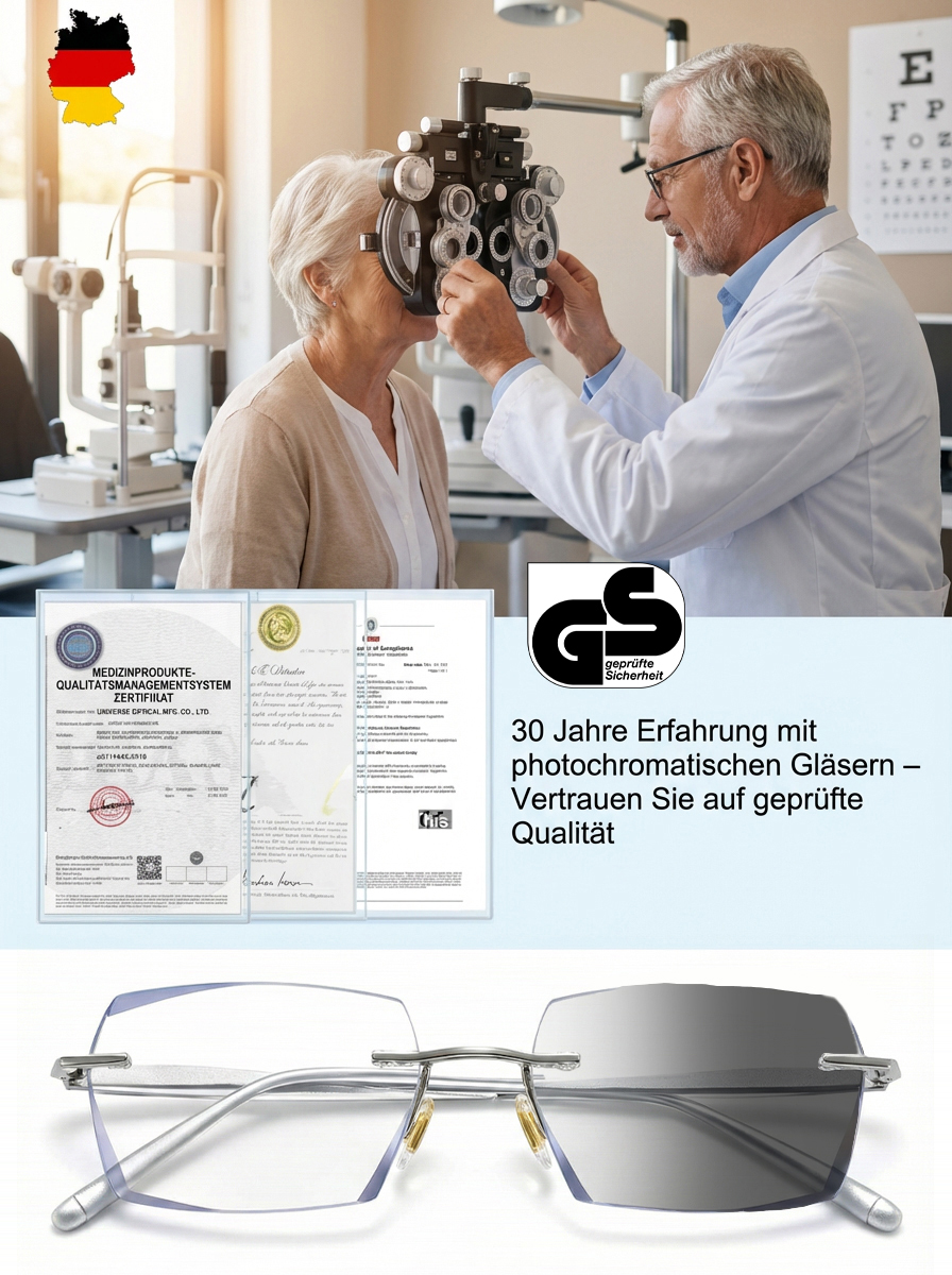 ✨ Intelligente Autofokus-Brille | Jena-Optik-Technologie | TÜV-geprüfte deutsche Qualität ✅