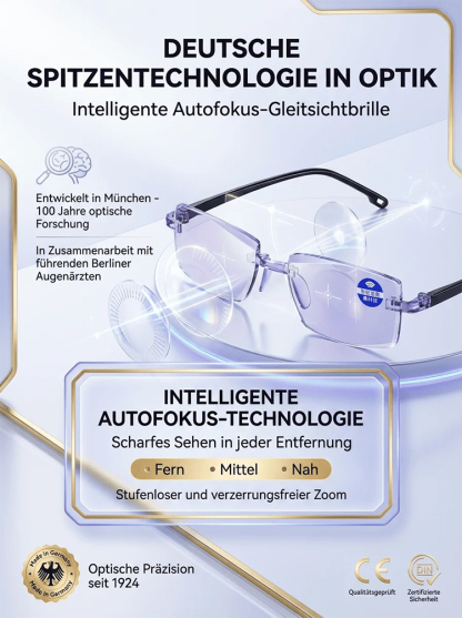 ✨ Intelligente Autofokus-Brille | Jena-Optik-Technologie | TÜV-geprüfte deutsche Qualität ✅