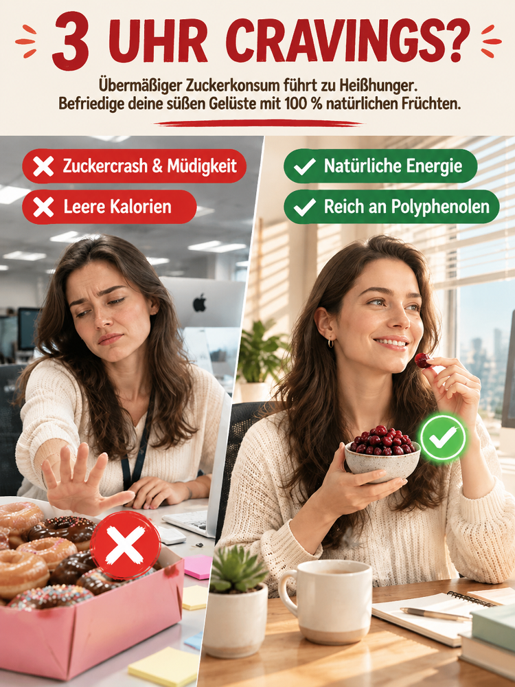 ✨ Montmorency Sauerkirschen  | Reich an Anthocyanen • 100% Natur & Ohne Zusatzstoffe • Gelenkgesundheit