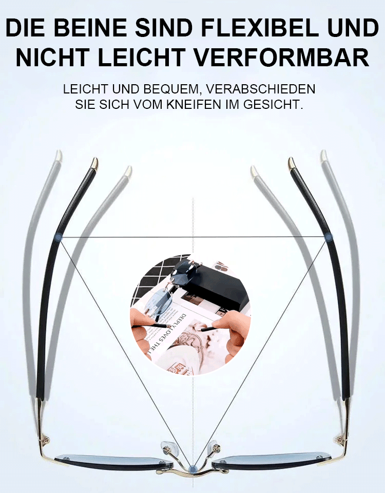 【💯 Schluss mit unscharfer Sicht! 💯】 Intelligente Auto-Fokus-Brille aus Jena 🇩 Passt sich in 0,1s an. 👓 Für Handy, PC & Auto. 🛡️ Ultraleichtes Titan, bruchsicher & biegsam. 🌞️ Inkl. automatischer Sonnen-Tönung & Blaulichtfilter.