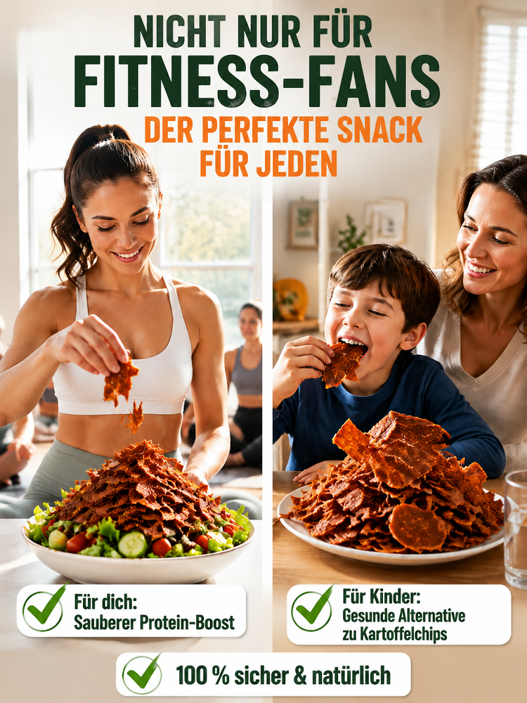 🥩 Premium Angus Rind Jerky Crisps | 100% Weiderind • Hochprotein • Keto-geeignet