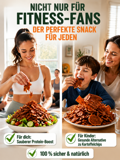 🥩 Premium Angus Rind Jerky Crisps | 100% Weiderind • Hochprotein • Keto-geeignet