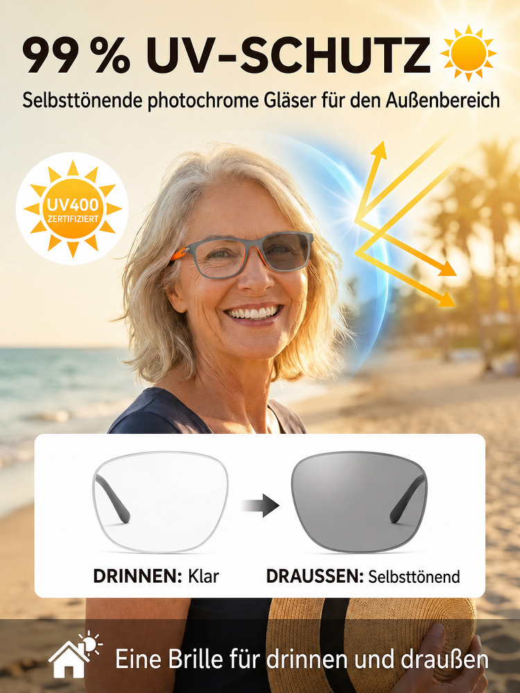 【🚀 Jena-Optik Smart-Fokus 🚀】Intelligente Brille: Autofokus in 0,1 Sekunde! ✨