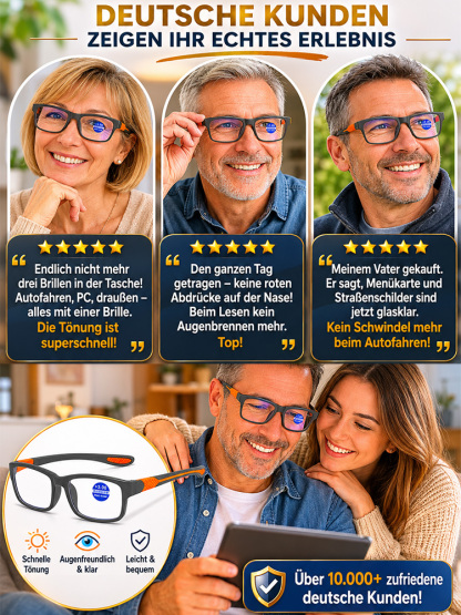 【✨ Smart-Brille ✨】Autofokus-Tech: Fern & Nah in einer Brille! 🚀
