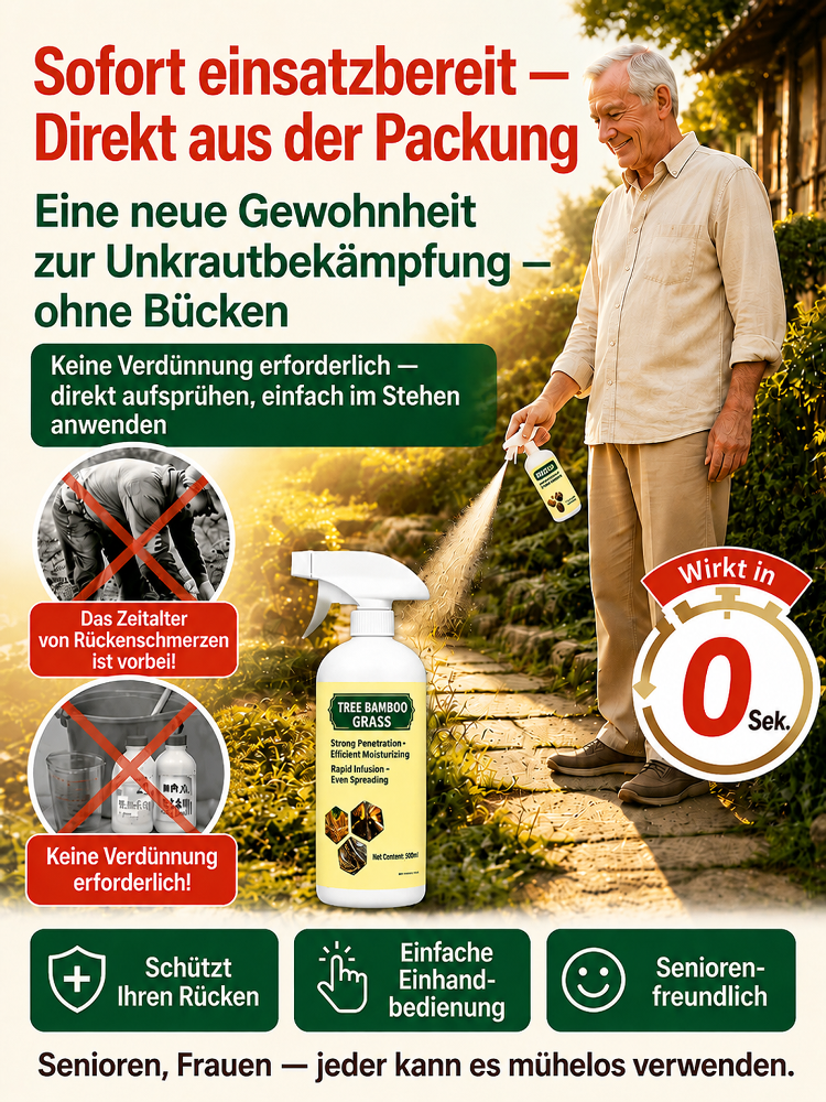 Sofort einziehendes Herbizid