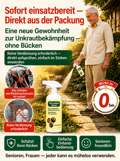Sofort einziehendes Herbizid