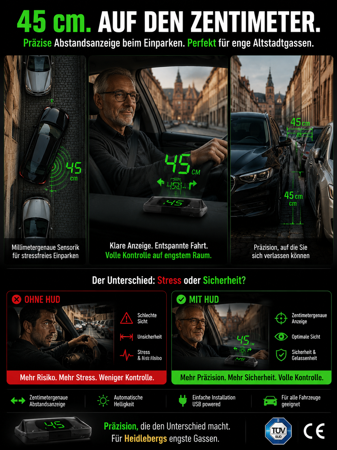 🛰️ Solar-HUD Navigation: Radarschutz & LiDAR-Nachtsicht! 🛡️
