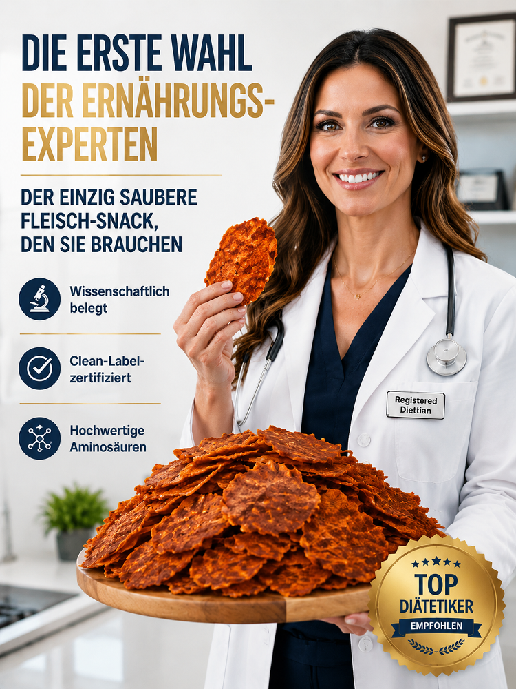🥩 Premium Angus Rind Jerky Crisps | 100% Weiderind • Hochprotein • Keto-geeignet