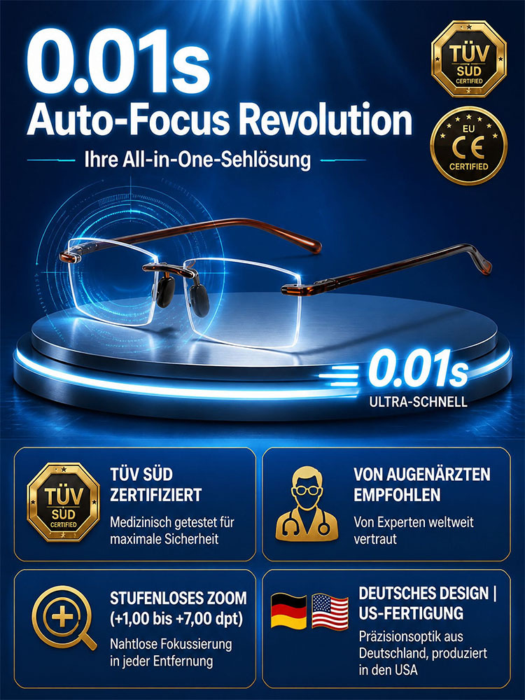 👁️ VisionFocus Heidelberg 2026: Die adaptive 5G-Brille mit Autofokus! 🔬