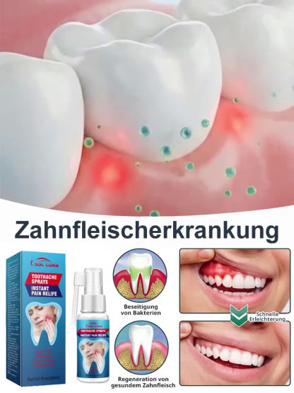 【💯 Zahnschmerzen stoppen in 3 Sek.! 💯】LMU-Notfallspray 🦷 10-fache Geld-zurück-Garantie! 💸 Sofortige Hilfe bei akuter Pulpitis.