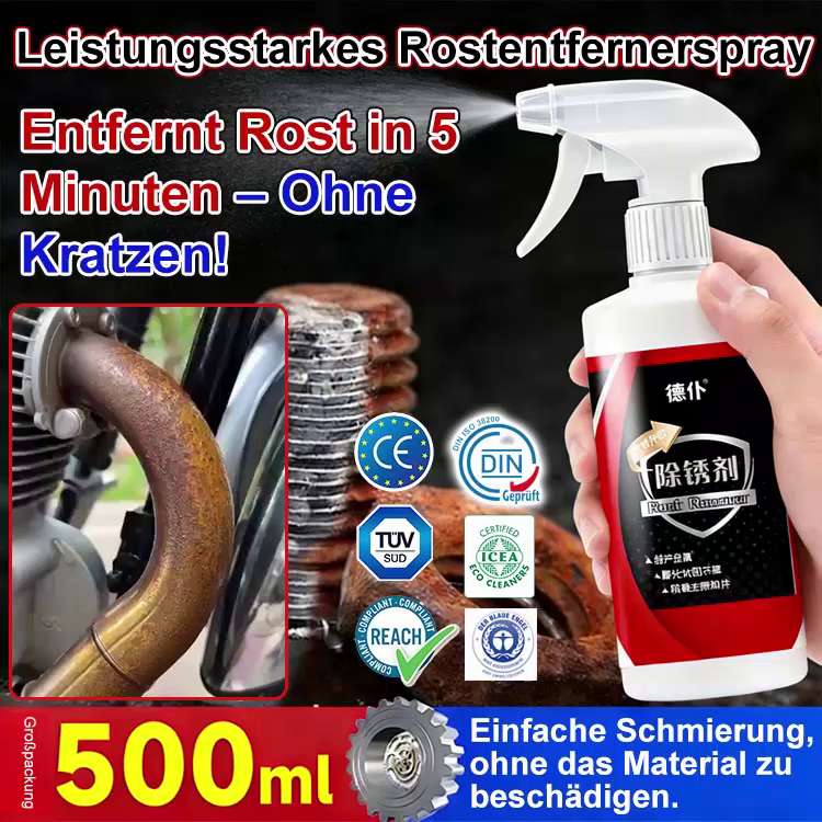 【💯 Rost-Ex in 3 Sekunden 💯】Industrieller Rostlöser 🚗 Fraunhofer-Technologie. HEUTE 50% RABATT!
